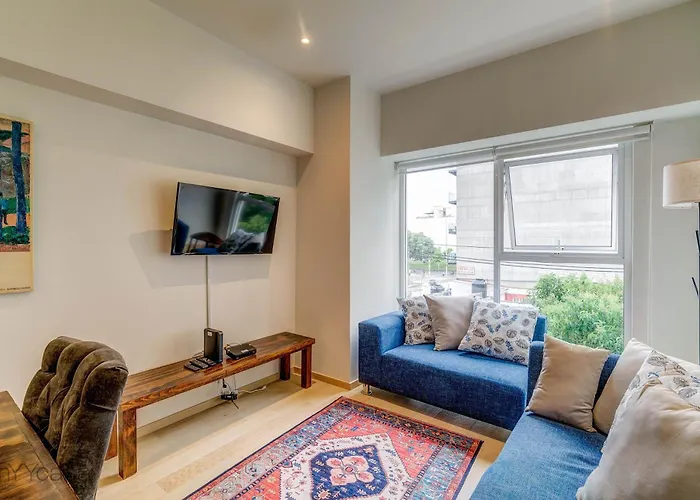 Spacious & Comfortable Apt. W/pool By Myycasa P-2 Mexico City